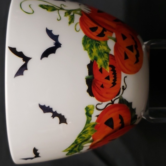 Portobello by Design Bone China Pumpkin Pug Mug - Picture 4 of 7